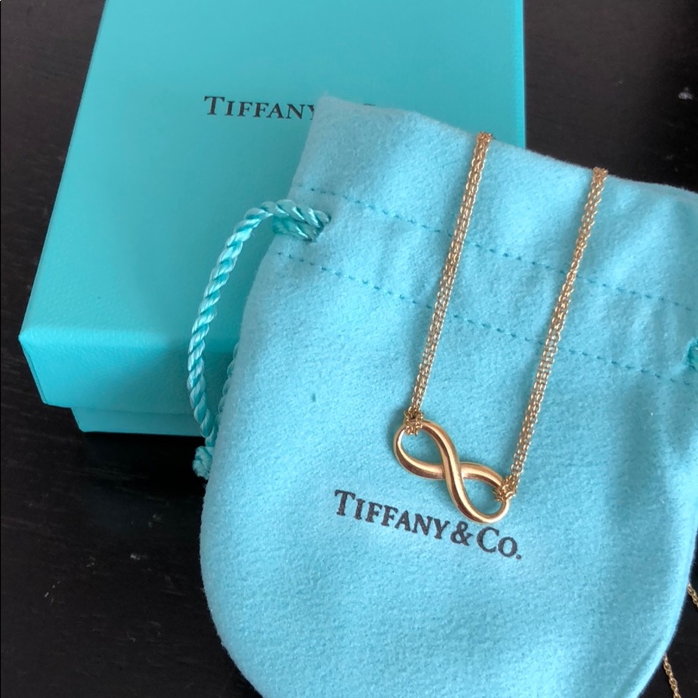 Tiffany Gold Infinity Necklace